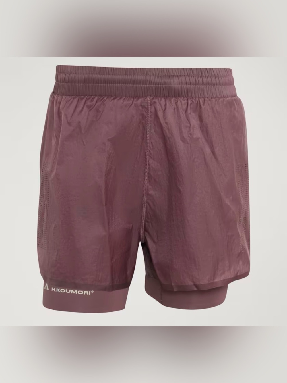Adidas ADI365 HK2in 1 Men's 5" Running Shorts H.KOUMORI KB8431 Men’s M Purple